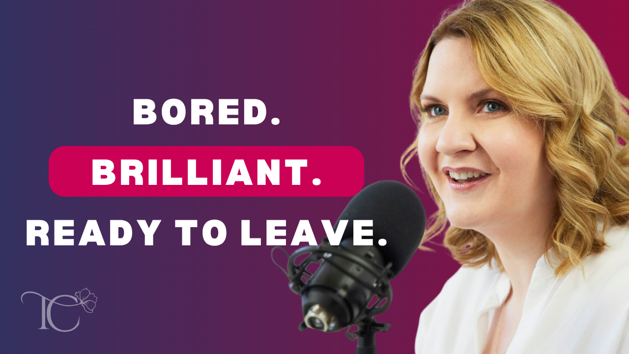Toni Collis on the Leading Women in Tech podcast Episode 302 discussing career pivots for women in tech leadership — including how to diagnose what kind of change you need and how to make a strategic pivot without a reactive decision