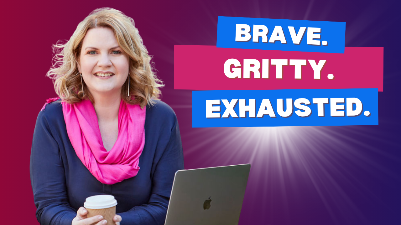 Toni Collis on the Leading Women in Tech podcast Episode 312, introducing the Leadership Energy Model of bravery, grit, and confidence for high performance leadership